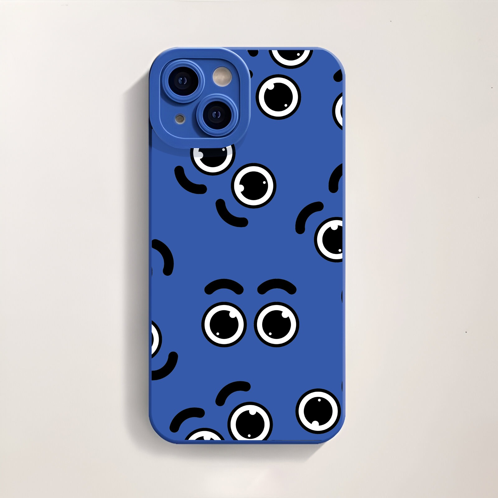 Playful Eye Pattern Silicone Case for Apple iPhone Series – view 3