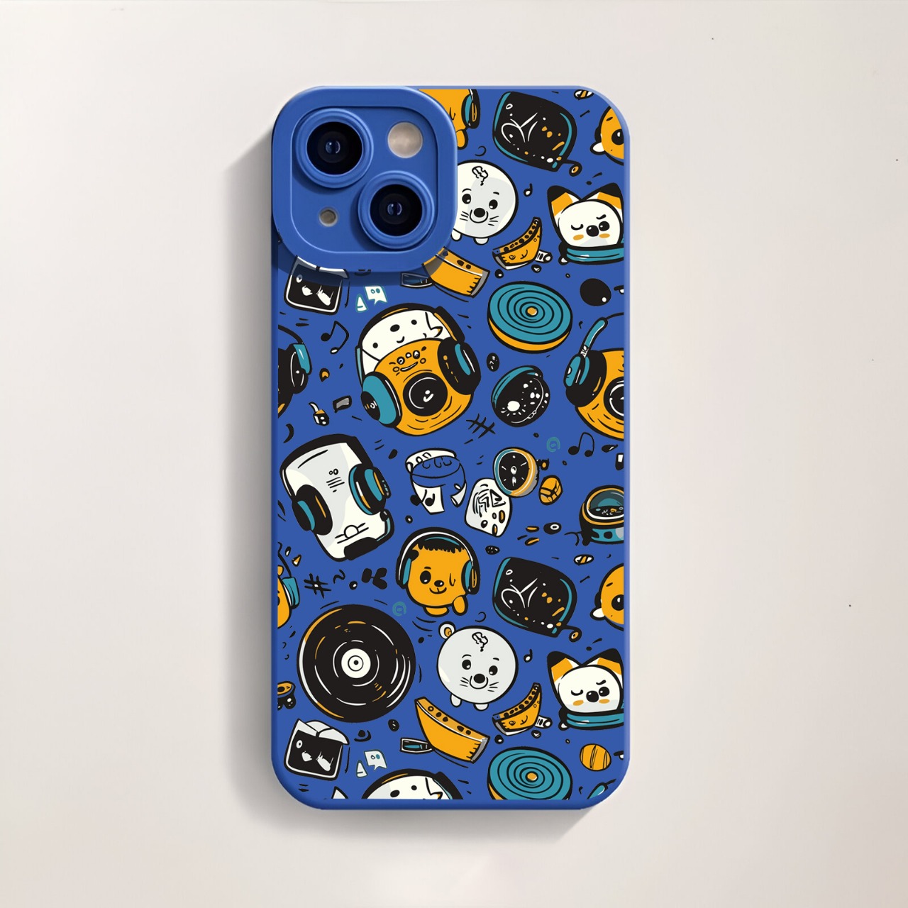 Groovy Beats Doodle Art Silicone Case for Apple iPhone Series – view 2