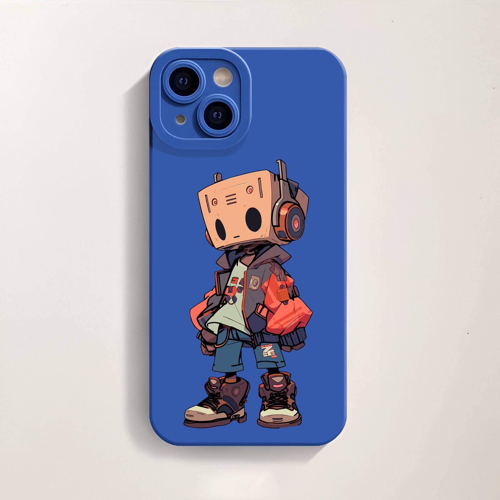 Retro Robot Streetwear Silicone Case for Apple iPhone Series – view 3
