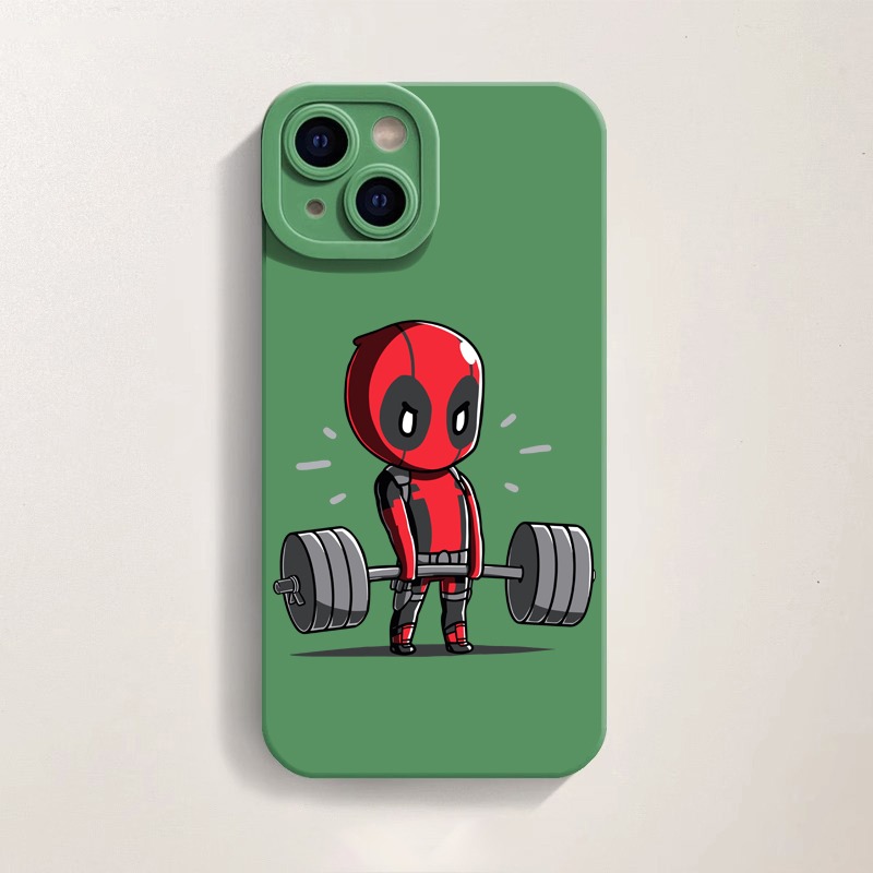 Chibi Weightlifting Hero Silicone Case for Apple iPhone Series – view 5