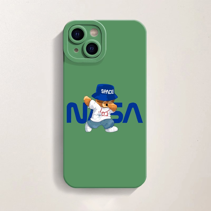 Astronaut Bear Adventure Silicone Case for Apple iPhone Series – view 2