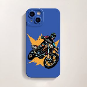 Motocross Adventure Silicone Case for Apple iPhone Series