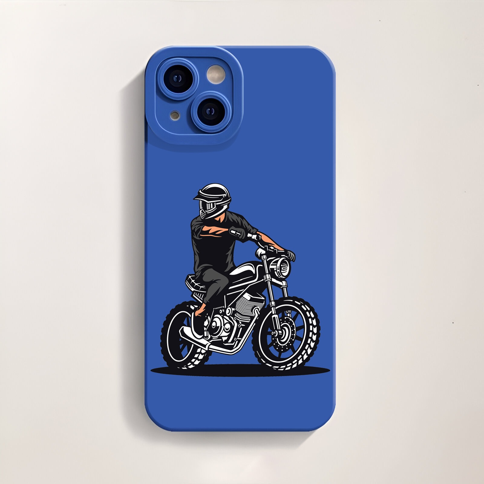 Motorcycle Rider Adventure Silicone Case for Apple iPhone Series – view 1