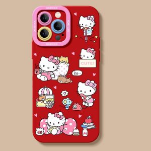 Sweet Kitty Vibes Silicone Case for Apple iPhone Series