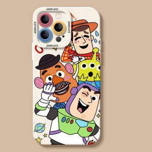 Playful Galactic Friends Silicone Case for Apple iPhone Series