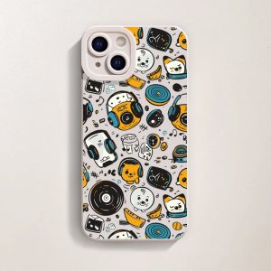 Groovy Beats Doodle Art Silicone Case for Apple iPhone Series