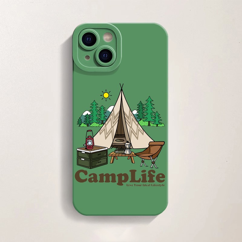 Adventure Awaits CampLife Silicone Case for Apple iPhone Series – view 1