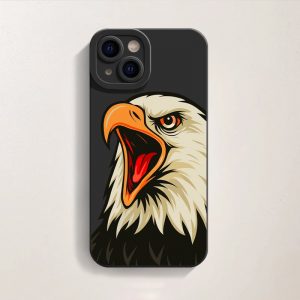 Fierce Eagle Graphic Silicone Case for Apple iPhone Series