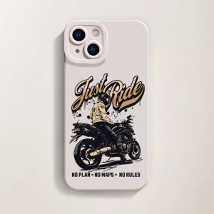 Ride Free Motorcycle Adventure Silicone Case for Apple iPhone Series
