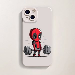 Chibi Weightlifting Hero Silicone Case for Apple iPhone Series