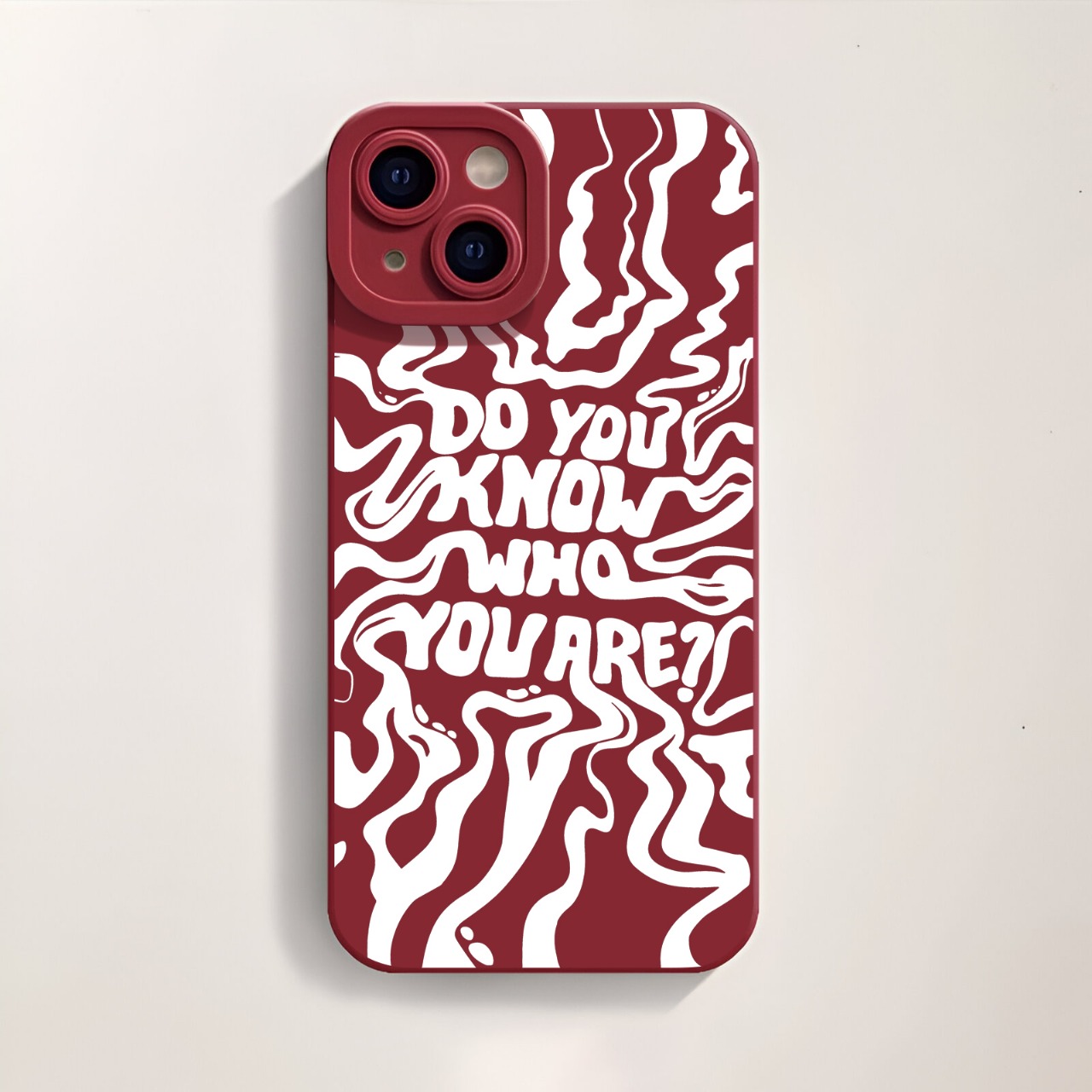 Abstract Identity Vibes Silicone Case for Apple iPhone Series – view 4