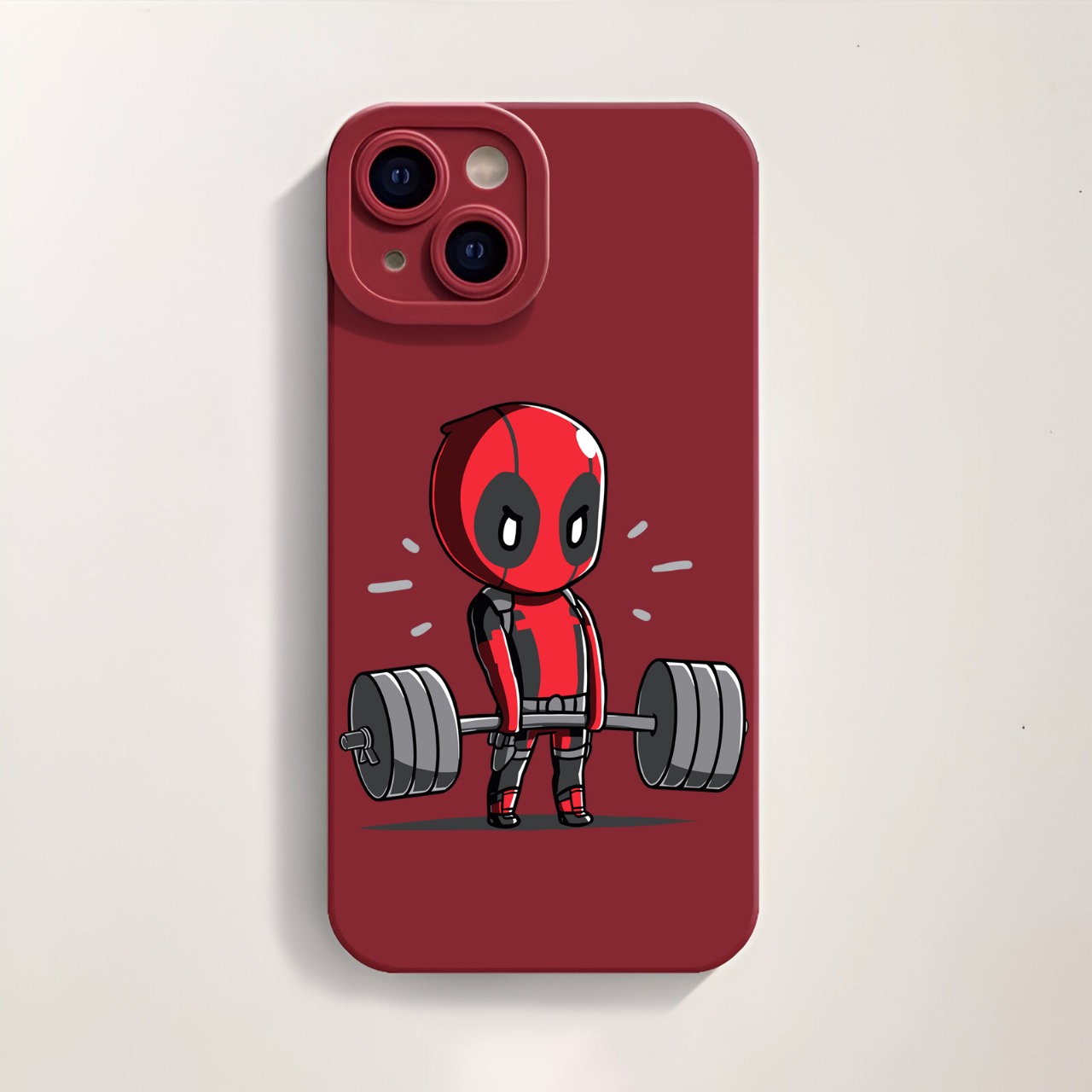Chibi Weightlifting Hero Silicone Case for Apple iPhone Series – view 4