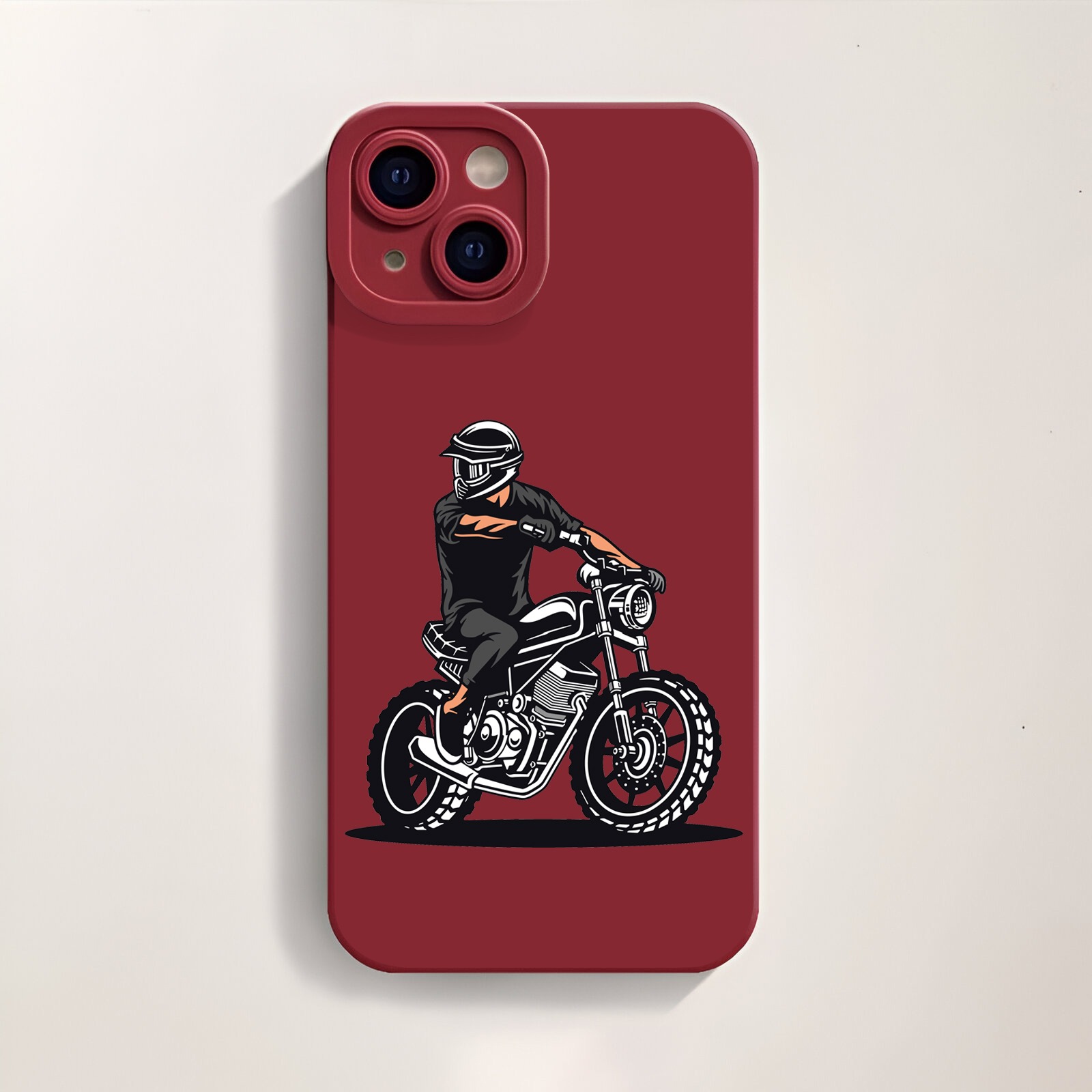 Motorcycle Rider Adventure Silicone Case for Apple iPhone Series – view 5