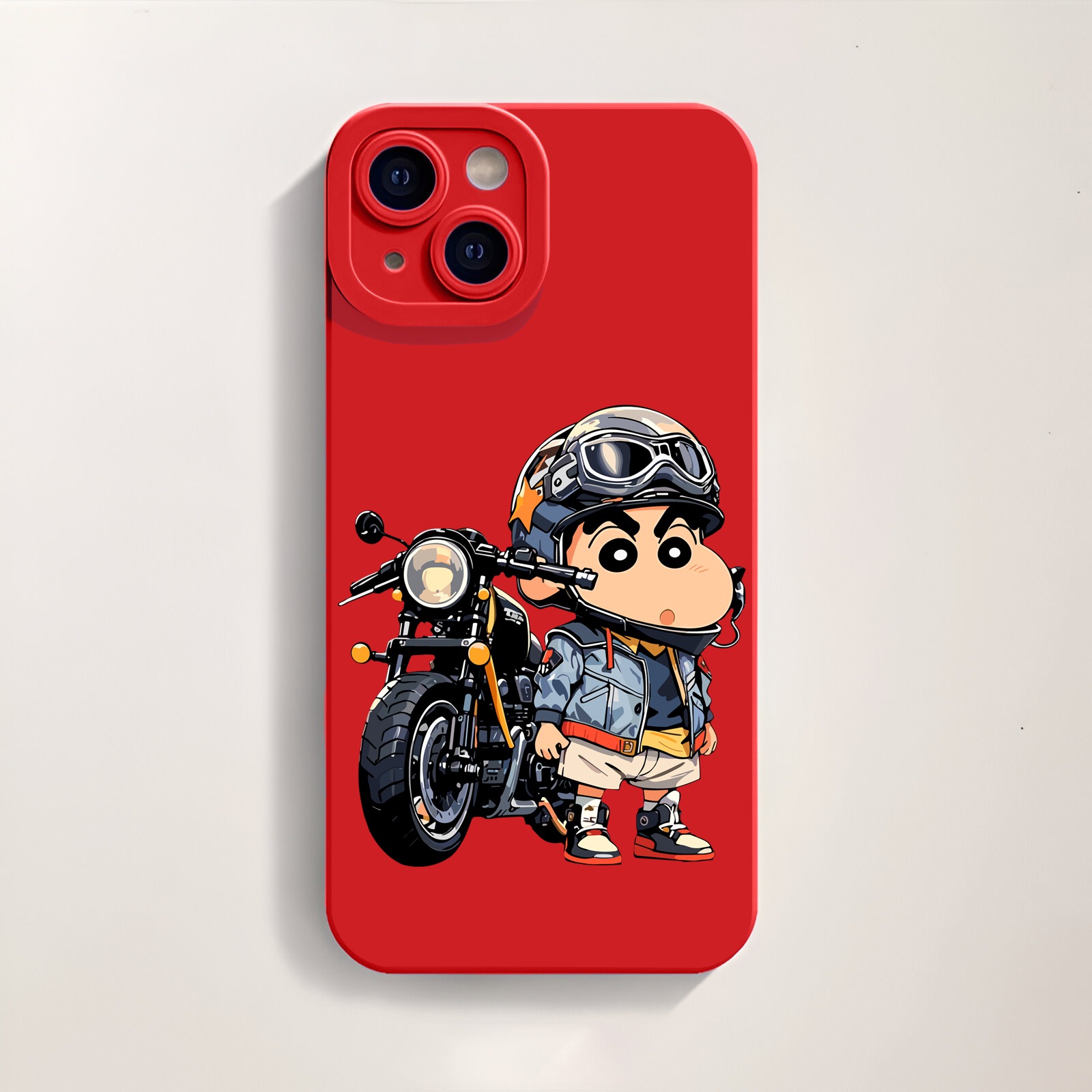 Cartoon Biker Adventure Silicone Case for Apple iPhone Series – view 4