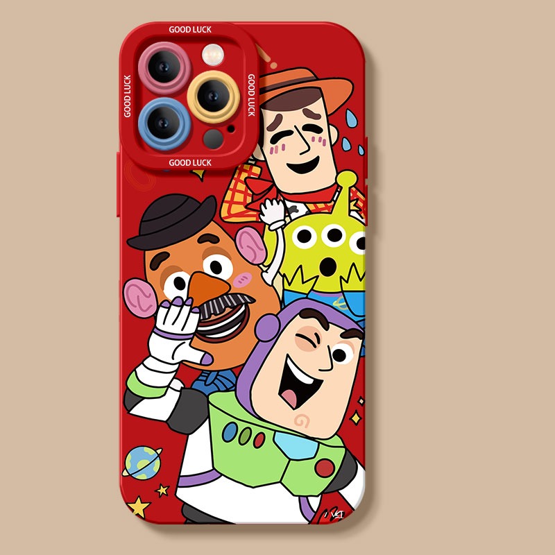 Playful Galactic Friends Silicone Case for Apple iPhone Series – view 4