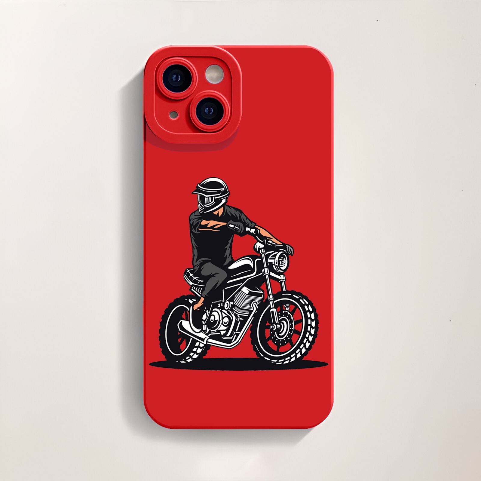 Motorcycle Rider Adventure Silicone Case for Apple iPhone Series – view 2