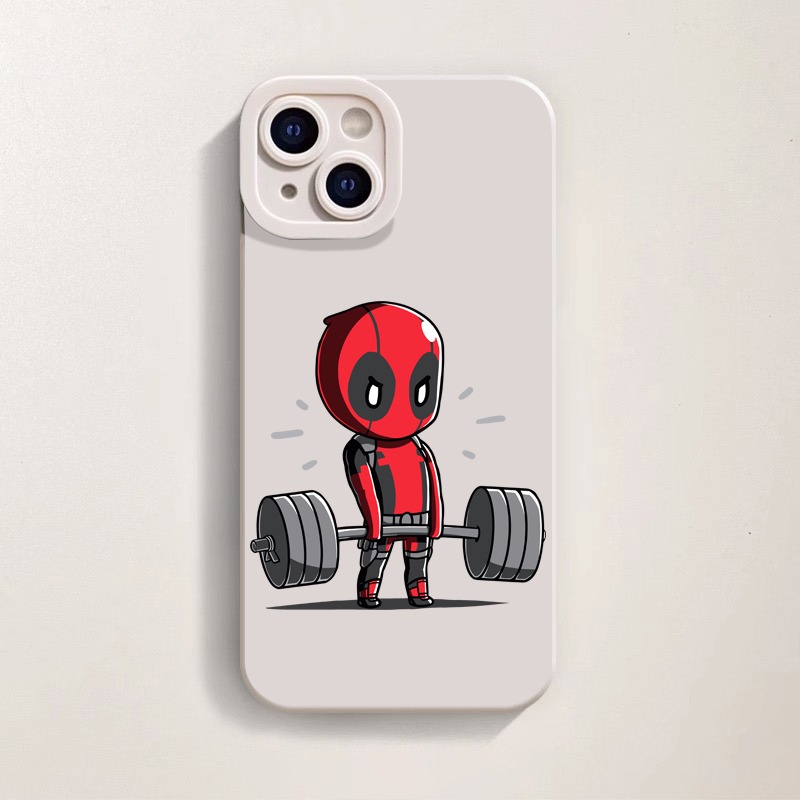 Chibi Weightlifting Hero Silicone Case for Apple iPhone Series – view 3