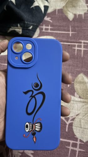 Sacred Symbol and Damru Art Silicone Case for Apple iPhone Series photo review