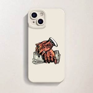 Street Hustler Stack Design Silicone Case for Apple iPhone Series