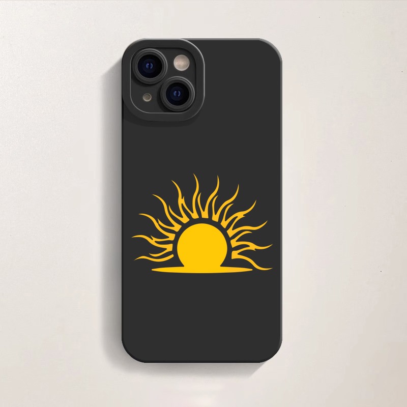 Golden Sunrise Art Silicone Case for Apple iPhone Series – view 2