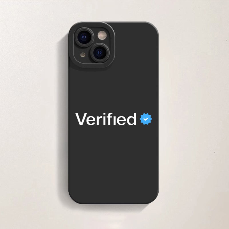 Verified Badge Style Silicone Case for Apple iPhone Series – view 2
