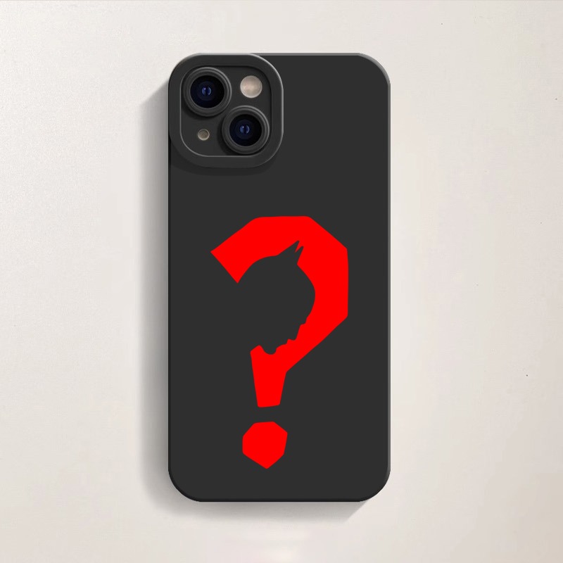 Mysterious Shadow Red Emblem Silicone Case for Apple iPhone Series – view 2