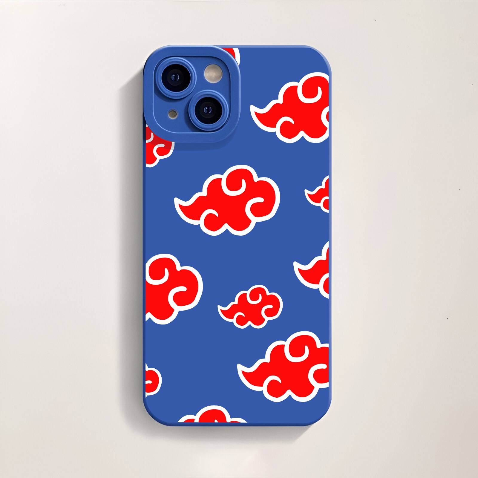 Red Cloud Pattern Silicone Case for Apple iPhone Series – view 3
