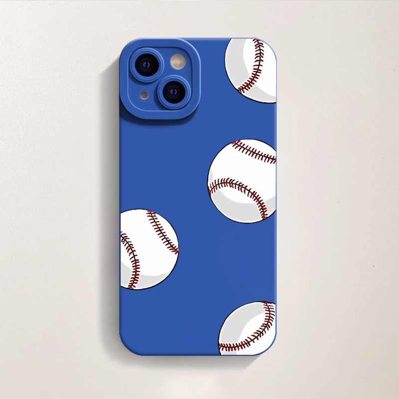 Home Run Hit Baseballs Silicone Case for Apple iPhone Series – view 4