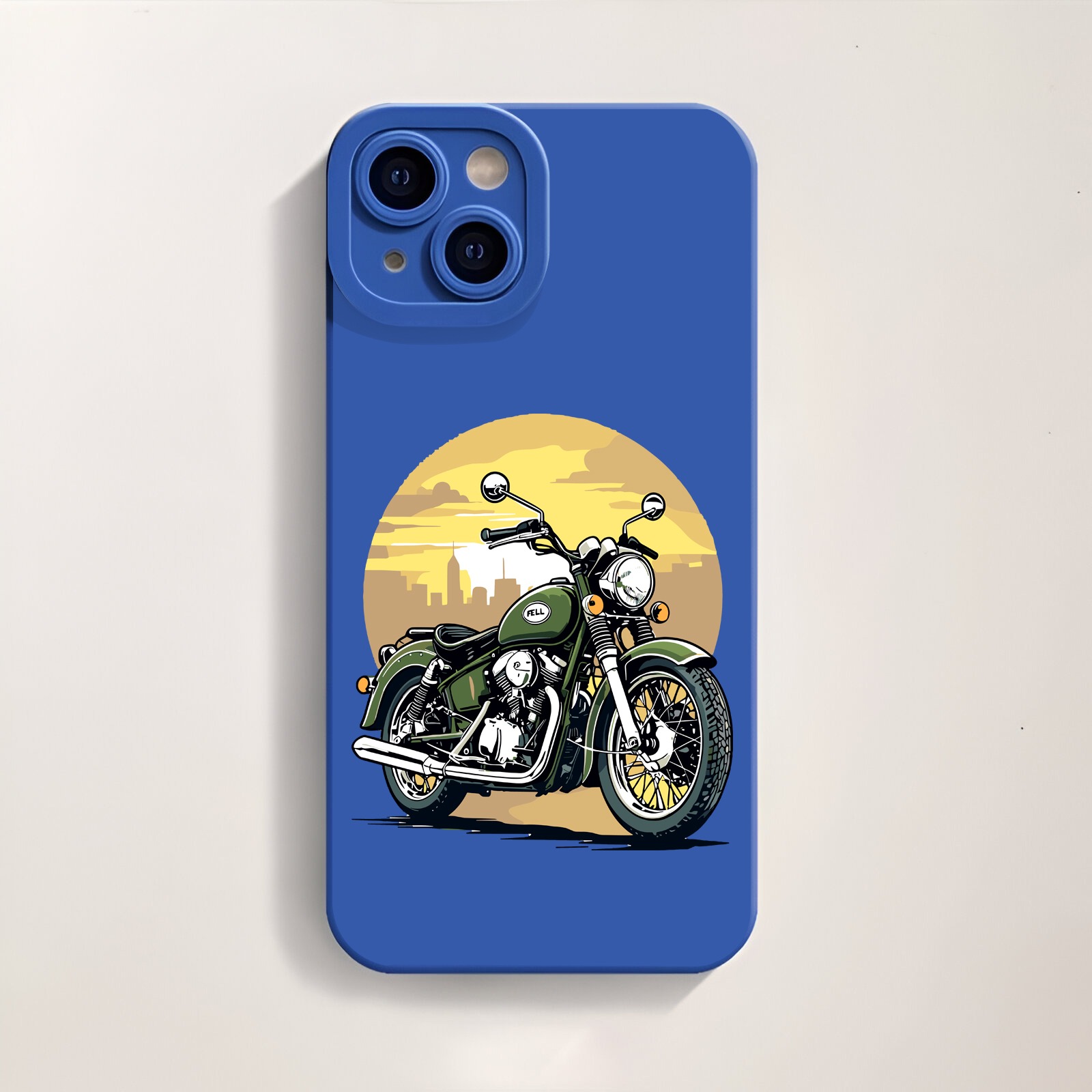 Vintage Ride Sunset Vibes Silicone Case for Apple iPhone Series – view 2