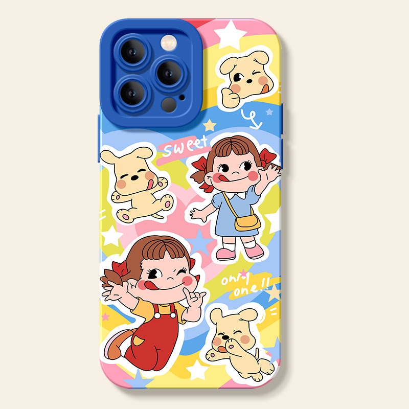 Colorful Cartoon Joy Silicone Case for Apple iPhone Series – view 2