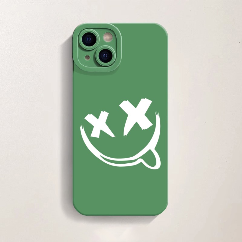 Edgy Smiley Face Silicone Case for Apple iPhone Series – view 3