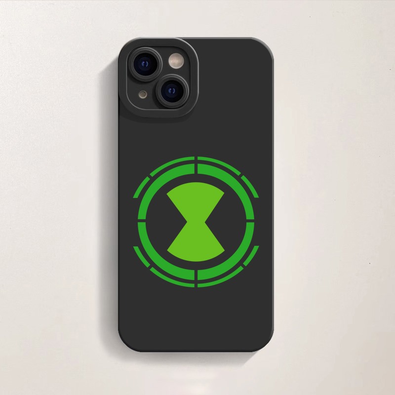 Green Tech Hero Symbol Silicone Case for Apple iPhone Series – view 1