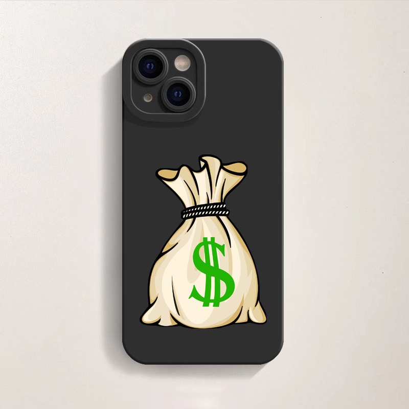 Money Bag Charm Silicone Case for Apple iPhone Series – view 1