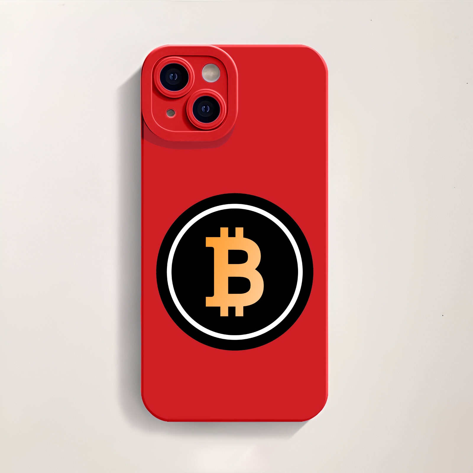 Crypto Iconic Red Silicone Case for Apple iPhone Series – view 1