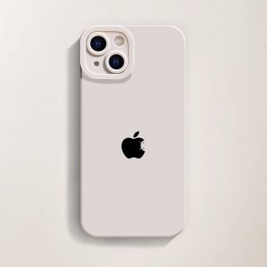 Minimalist Elegance Silicone Case for Apple iPhone Series