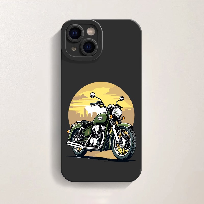 Vintage Ride Sunset Vibes Silicone Case for Apple iPhone Series – view 1