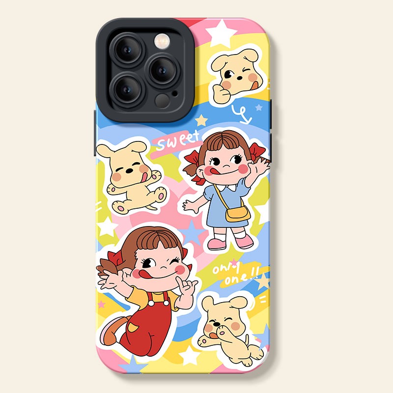Colorful Cartoon Joy Silicone Case for Apple iPhone Series – view 1
