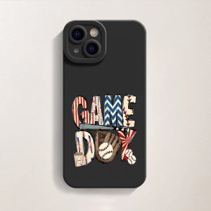 Game Day Baseball Vibes Silicone Case for Apple iPhone Series