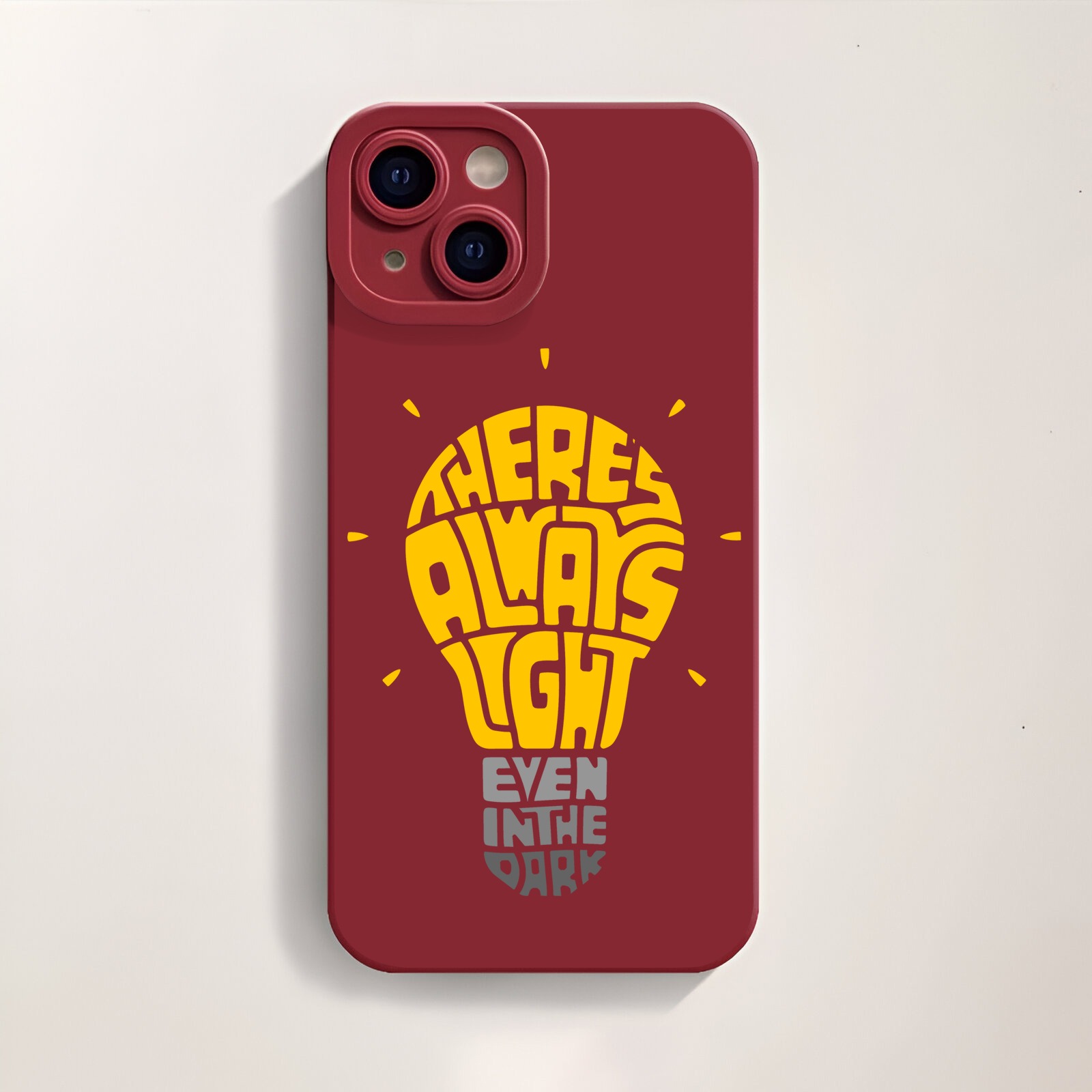 There's Always Light Graphic Silicone Case for Apple iPhone Series – view 4