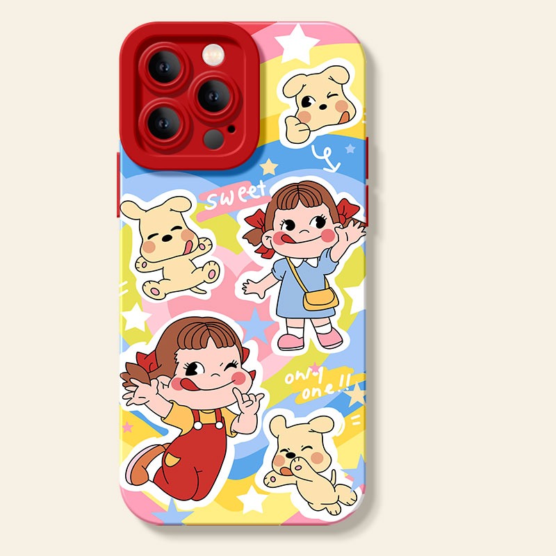 Colorful Cartoon Joy Silicone Case for Apple iPhone Series – view 3