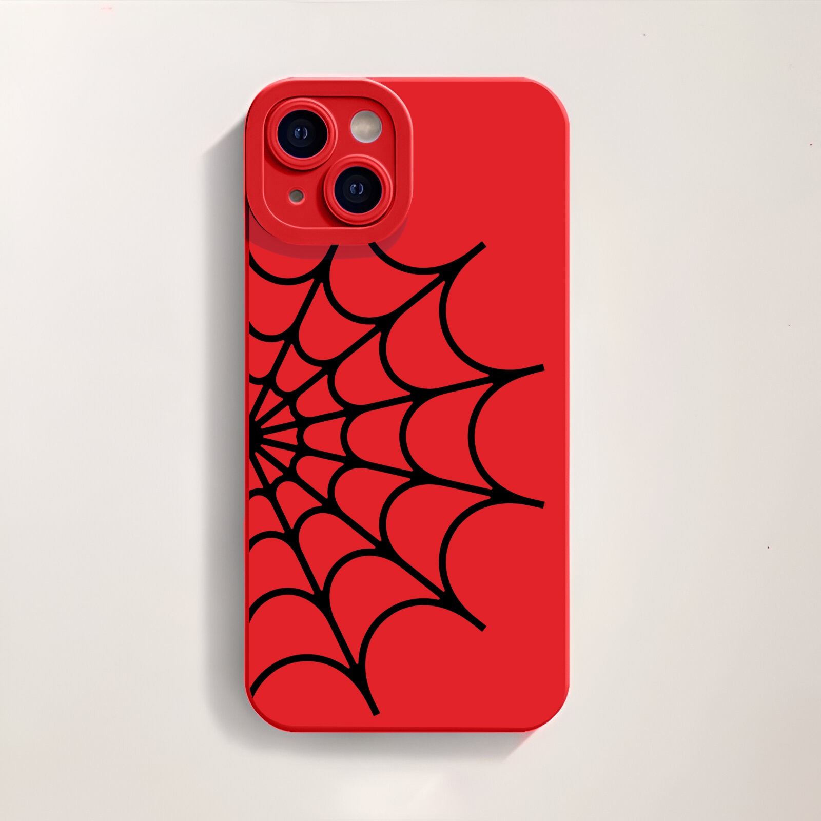 Webbed Elegance Blue Silicone Case for Apple iPhone Series – view 4