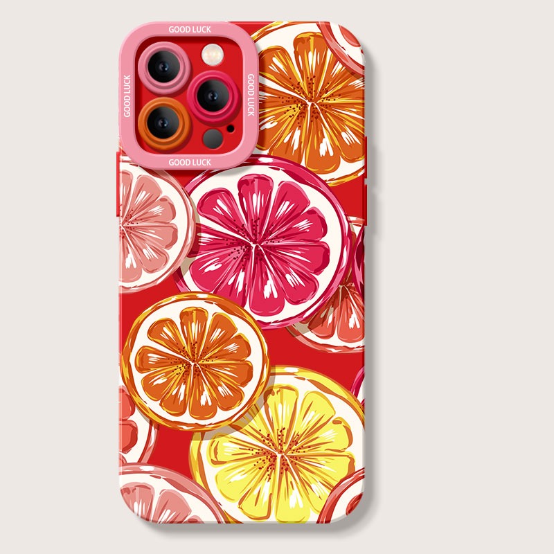 Citrus Splash Silicone Case for Apple iPhone Series. – view 4
