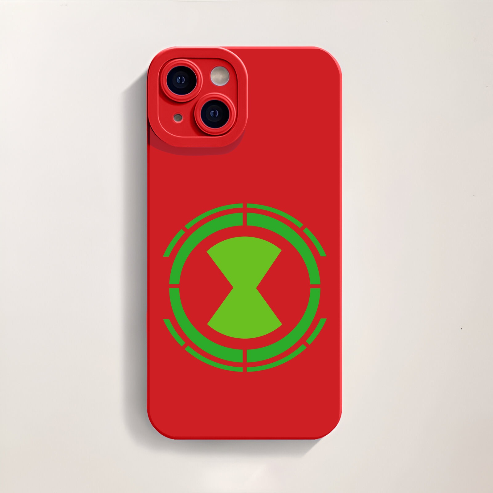 Green Tech Hero Symbol Silicone Case for Apple iPhone Series – view 3