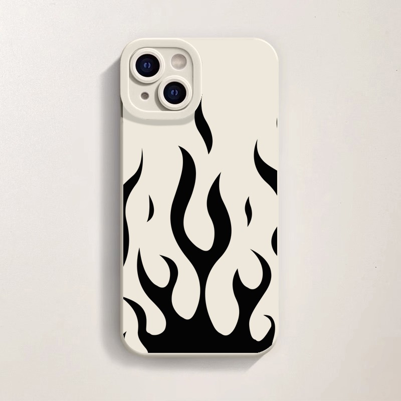 Flame Wave Design Silicone Case for Apple iPhone Series – view 2