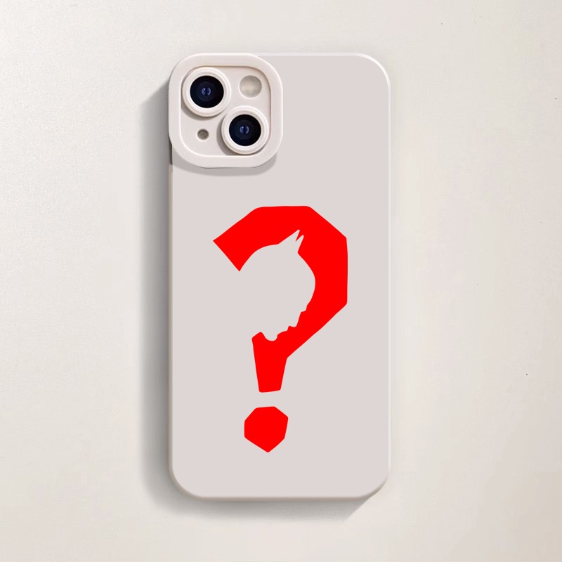 Mysterious Shadow Red Emblem Silicone Case for Apple iPhone Series – view 3