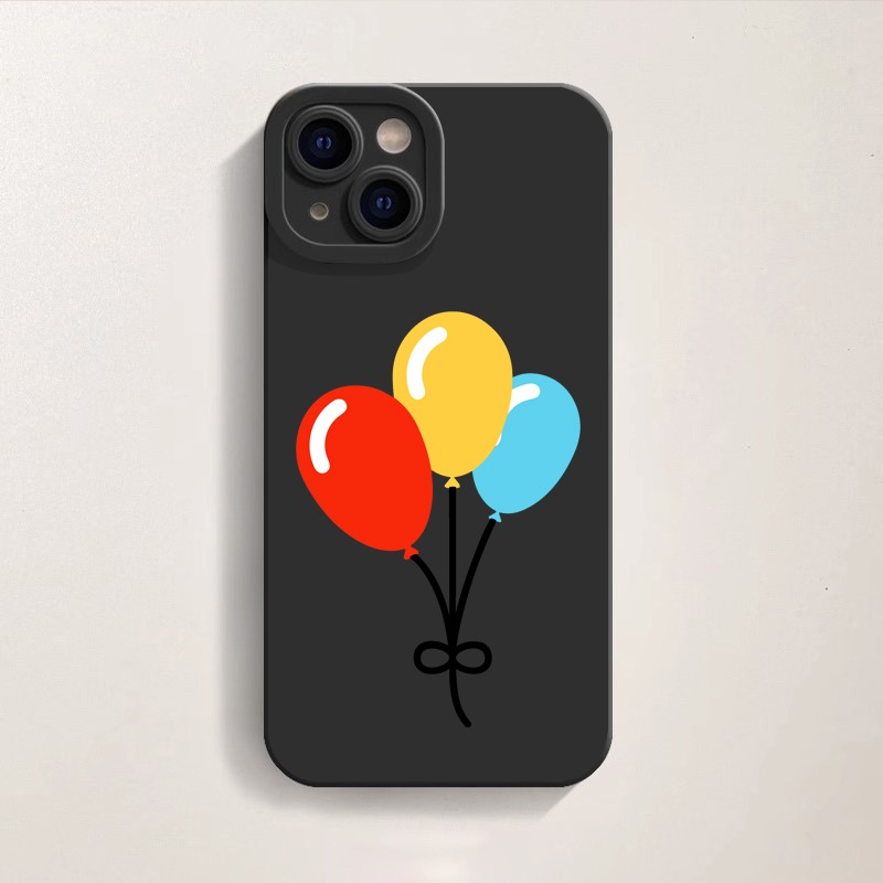 Colorful Balloon Celebration Silicone Case for Apple iPhone Series – view 2