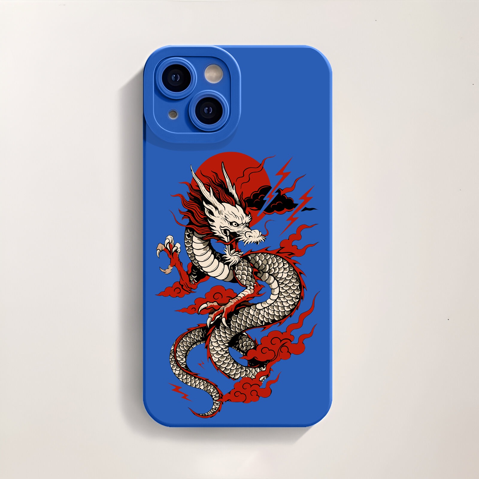 Firestorm Dragon Art Silicone Case for Apple iPhone Series – view 2