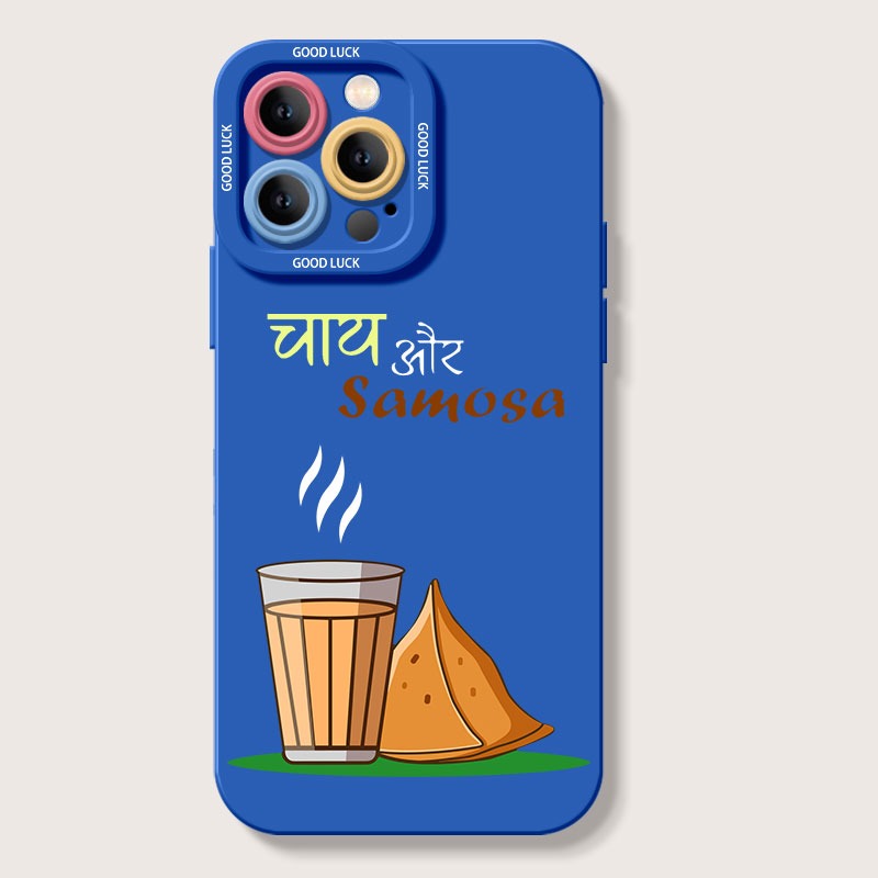 Chai & Samosa Delight Silicone Case for Apple iPhone Series – view 3