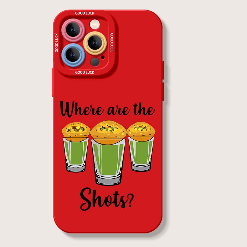 Party Vibes Shot Glass Red Silicone Case for Apple iPhone Series – view 1
