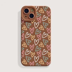 Colorful Heartbeat Delight Silicone Case for Apple iPhone Series